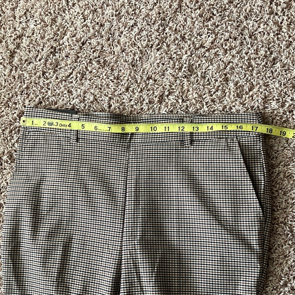 NWT Brown, black and cream houndstooth Pants